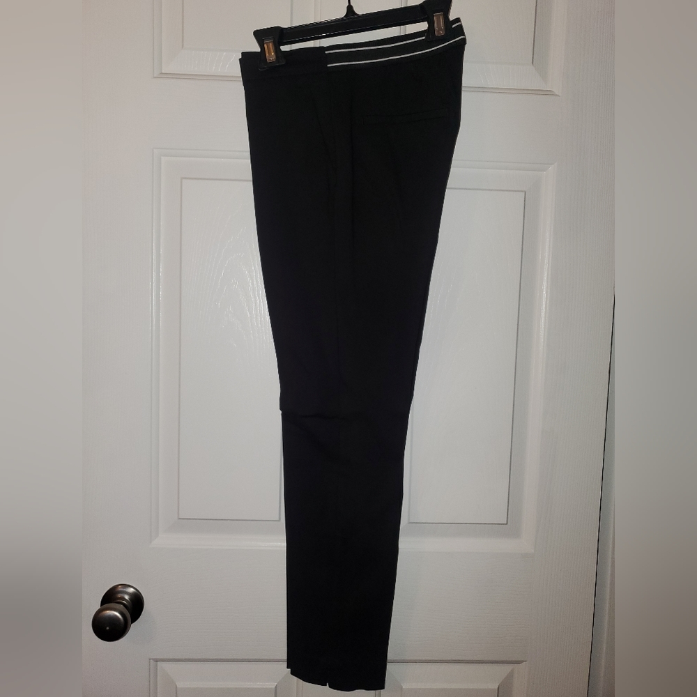 NWT Zara black slim fit ankle dress pant Size M